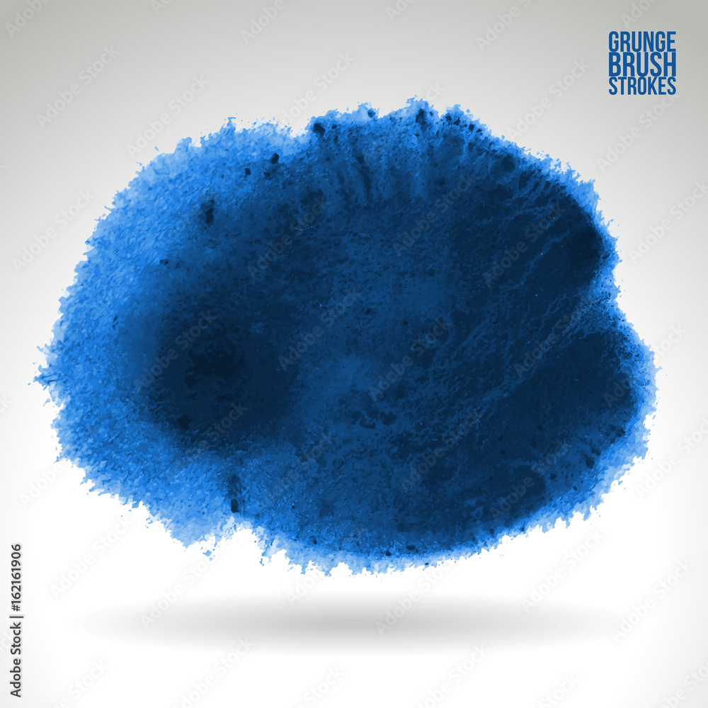 Blue brush stroke and texture. Grunge vector abstract hand - painted element. Underline and border design. Blue brush stroke and texture. Grunge vector abstract hand - painted element. Underline and border design.