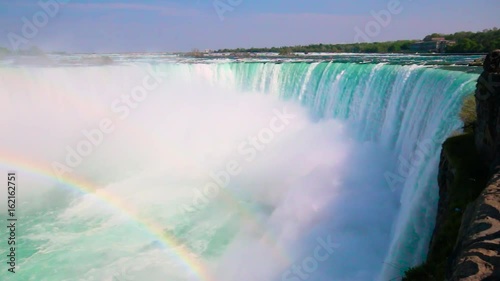 Amazing Niagara Falls Double Rainbow Horseshoe Waterfall photo