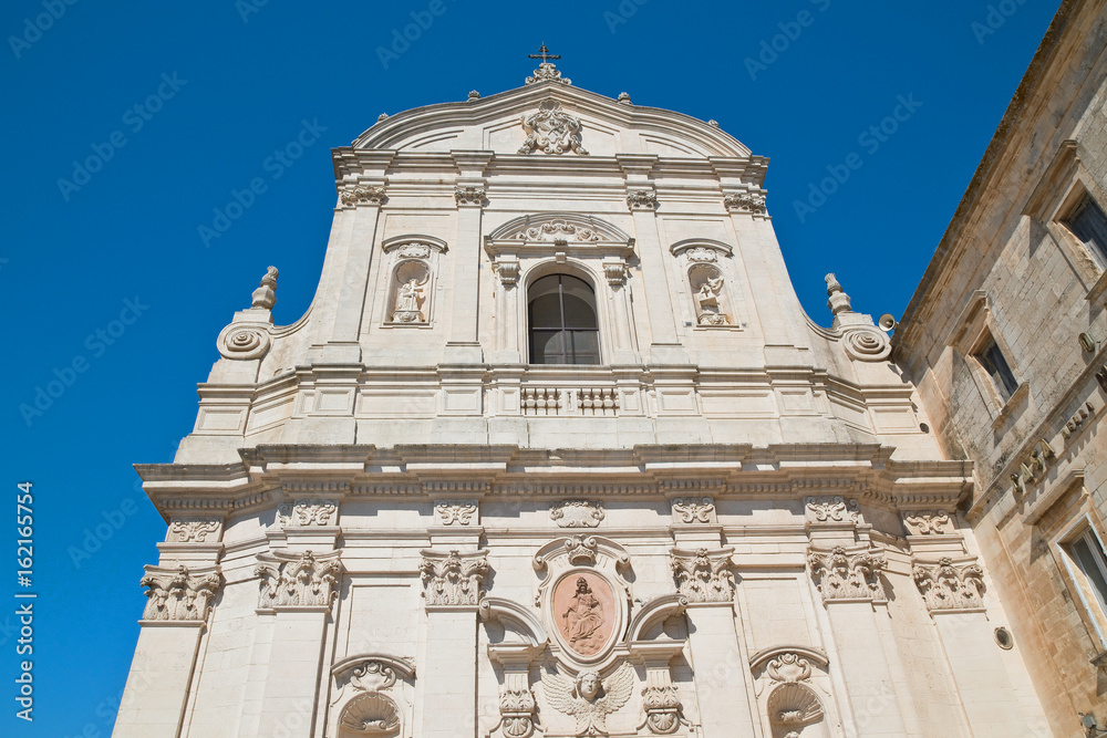 Church of Carmine. Martina Franca. Puglia. Italy. 