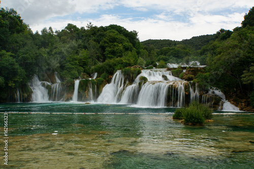 Skradinski Buk Waterfall in Krka National Park  Croatia