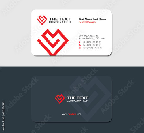 matte business card template for the donor clinic
