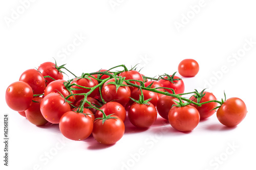 Obraz na płótnie red tomatoes background on white. tomato vegetable. w salonie