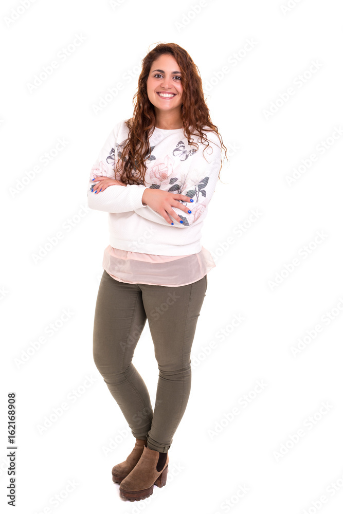 Overweighted woman Overweighted woman