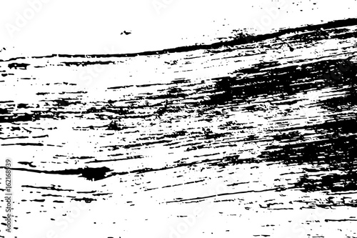 Dry wood monochrome vector texture. Obsolete texture of timber board.