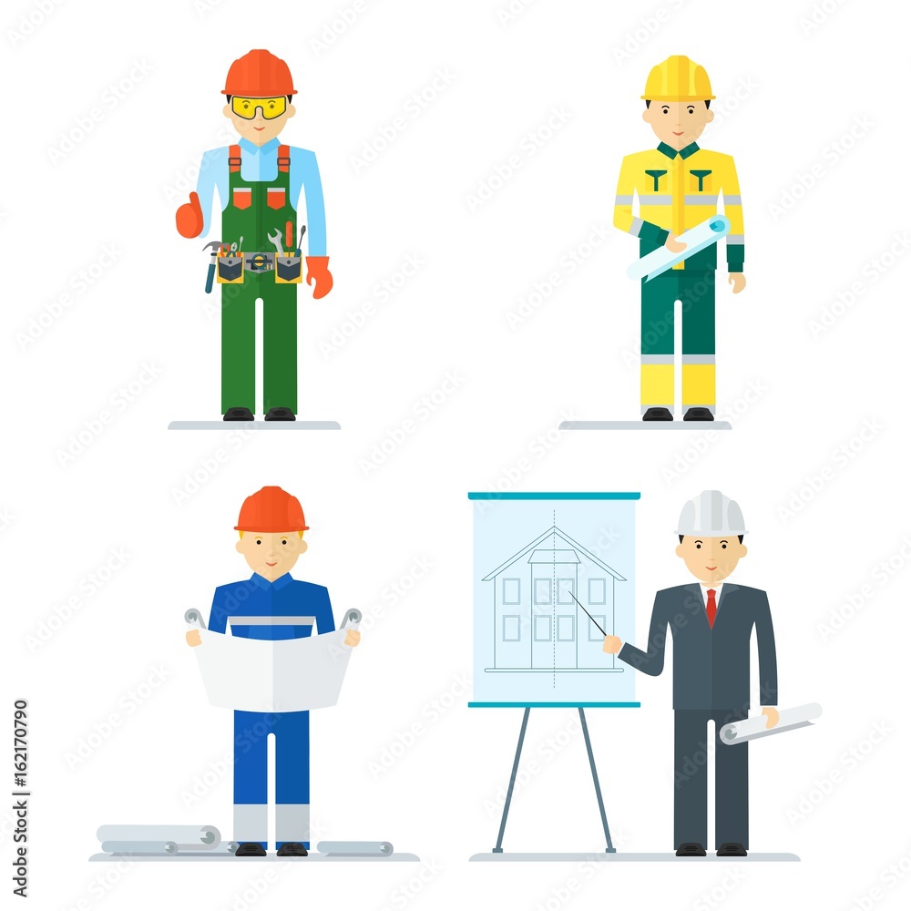 engineer and worker