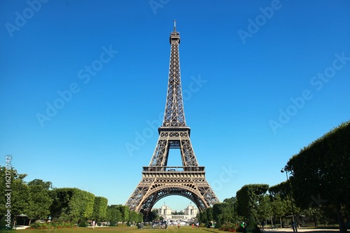 The Beautiful Eiffel Tower  in Paris, France © jaturunp