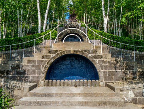 blue steps at naumkeag