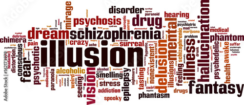 Illusion word cloud