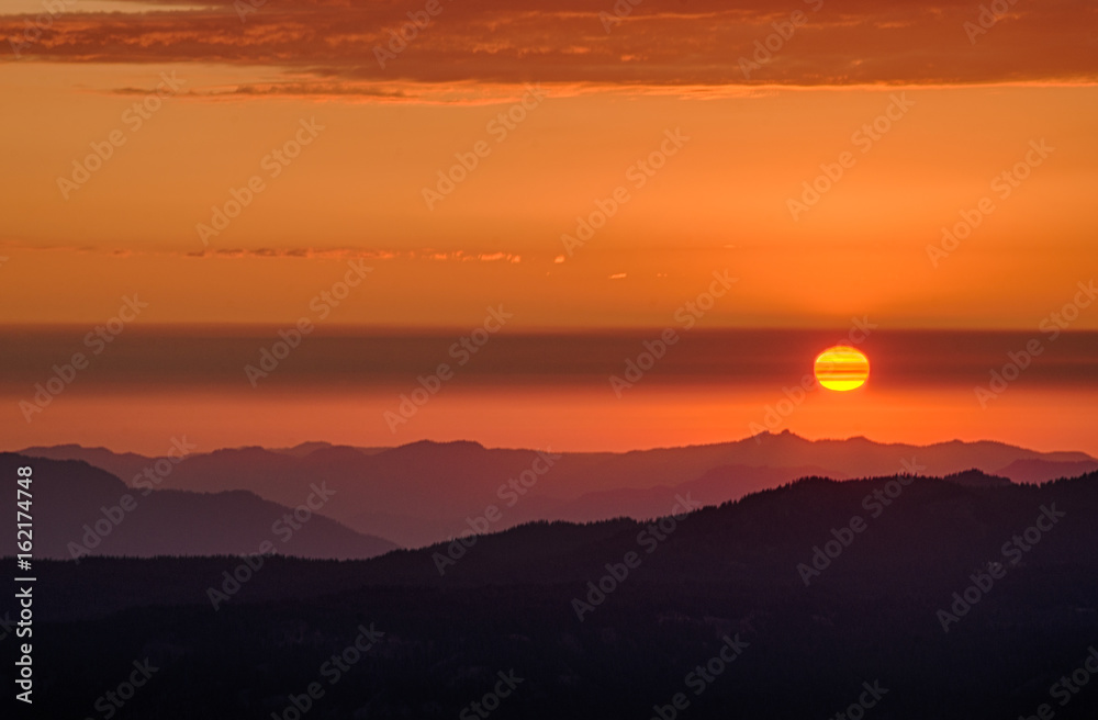 Mt. Bachelor, Oregon Sunset