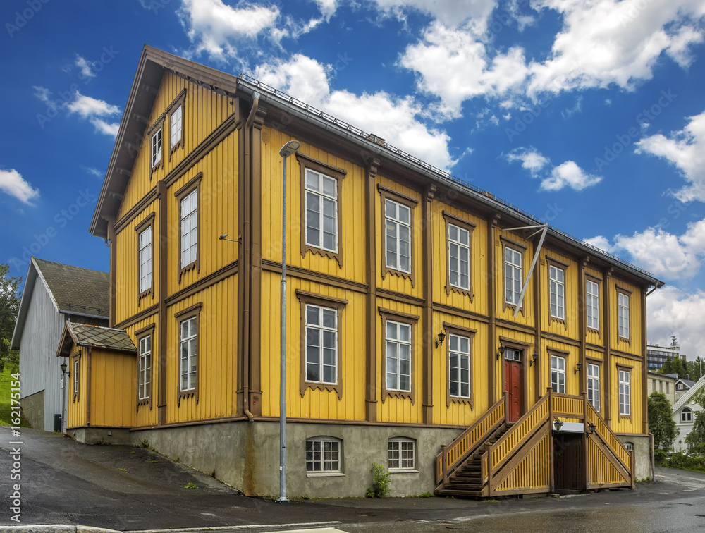 Fototapeta premium Radstua Theater is an active venue located in Tromso city centre.