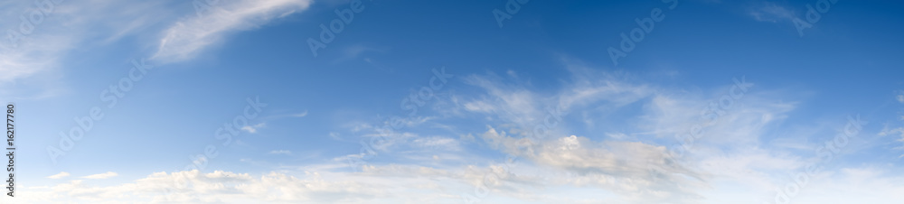 Sky and clear clouds panorama