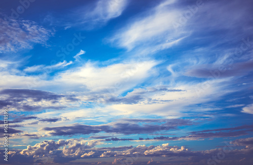 Cloudy sky weather panorama background