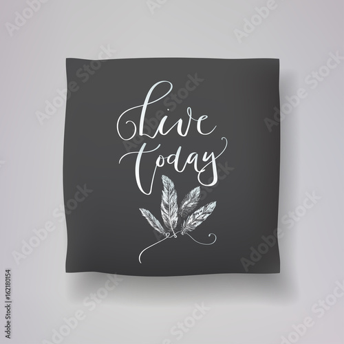 Realistic 3d throw pillow models with lettering print. Apartment interior design elements. Vector cushions collection.