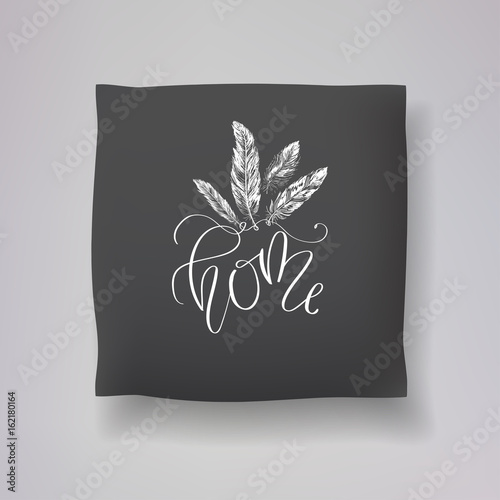 Realistic 3d throw pillow models with lettering print. Apartment interior design elements. Vector cushions collection.
