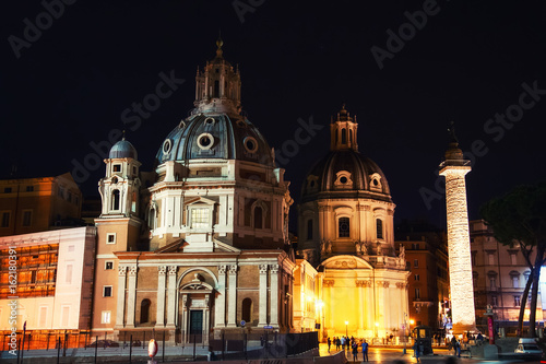 Santa Maria di Loreto in Piazza Venezia. Rome, Italy