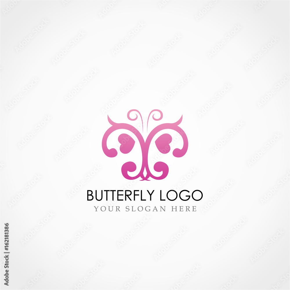 Obraz premium Butterfly logo