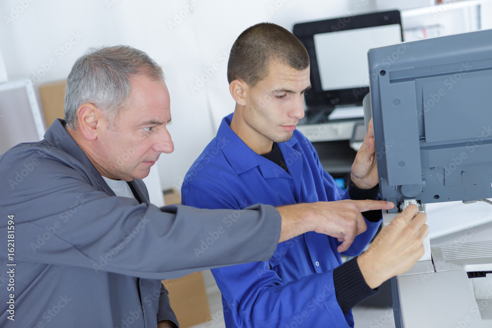 Obraz premium precise fixing of the appliance