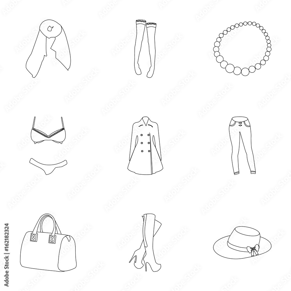Pictures about types of women's clothing. Outerwear and underwear for ...