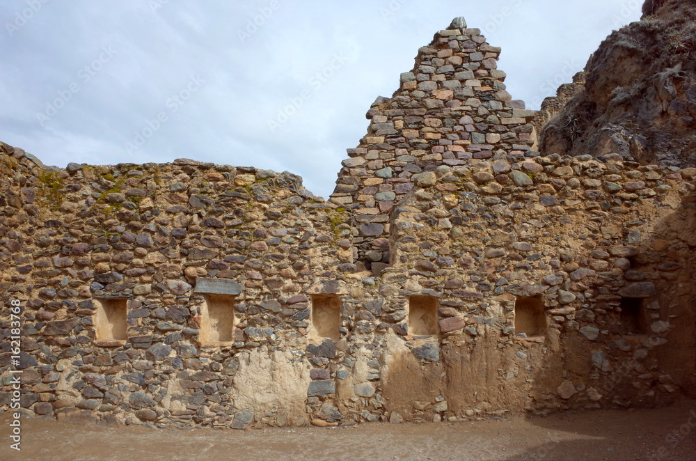 Inside Ollantaytambo ruins