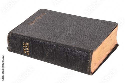 old book isolated on white