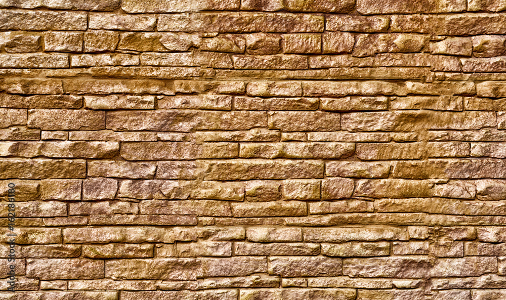 Brown wall brick texture background