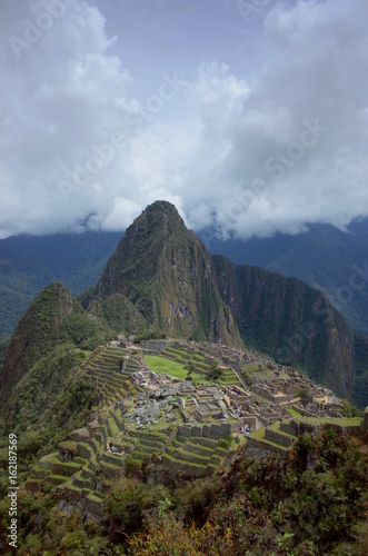 The famous view of Machu Picchu