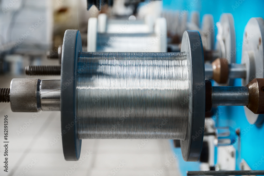 Coils with tinned wire. Coils with tinned wire.