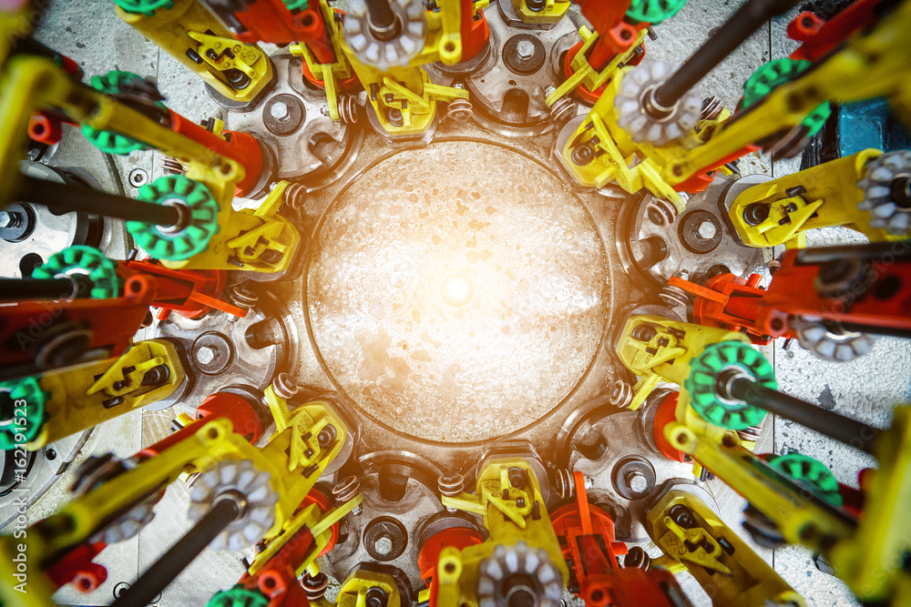 Fototapeta premium Modern braiding machine.