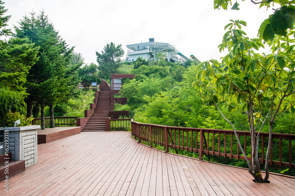 Goseong unification observatory park to see North Korea