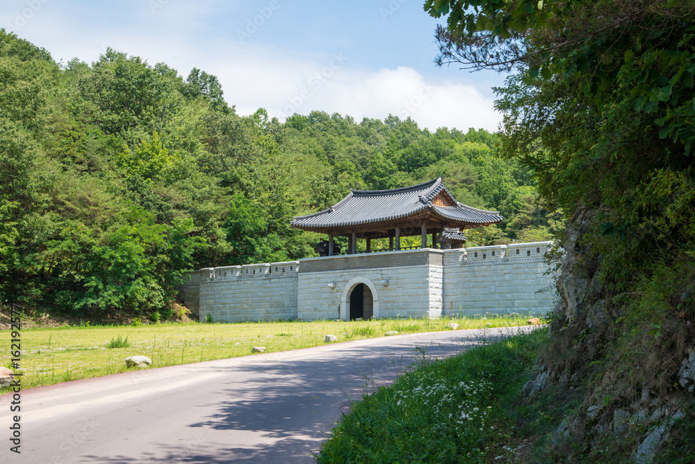 The Gate of Korea in Andong Folk Village The Gate of Korea in Andong Folk Village