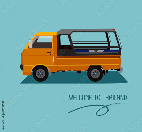local a public transport in Thailand.