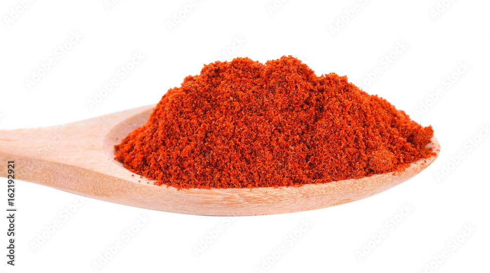 Cayenne pepper on a white background Cayenne pepper on a white background