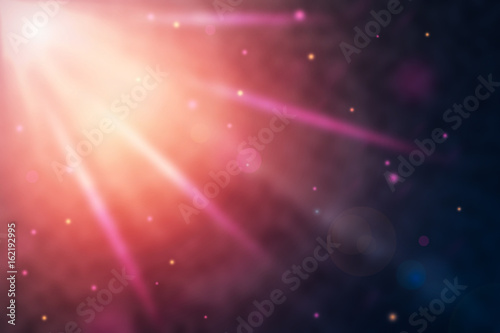 Abstract light and flare background 