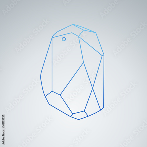 Vector Design beacon device small radio transmitter. Connect Smartphone Use for all situations