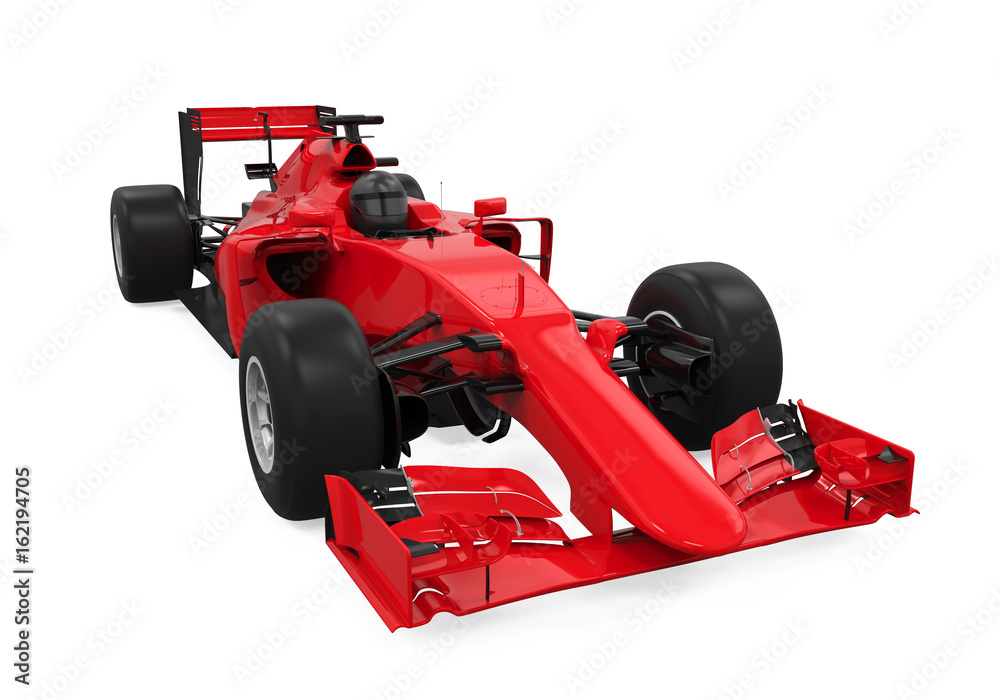 Formula One Race Car Isolated Formula One Race Car Isolated
