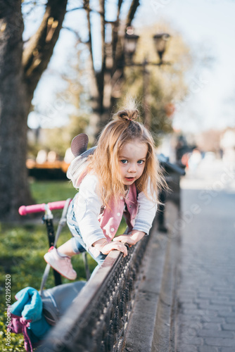 Little girl on the street