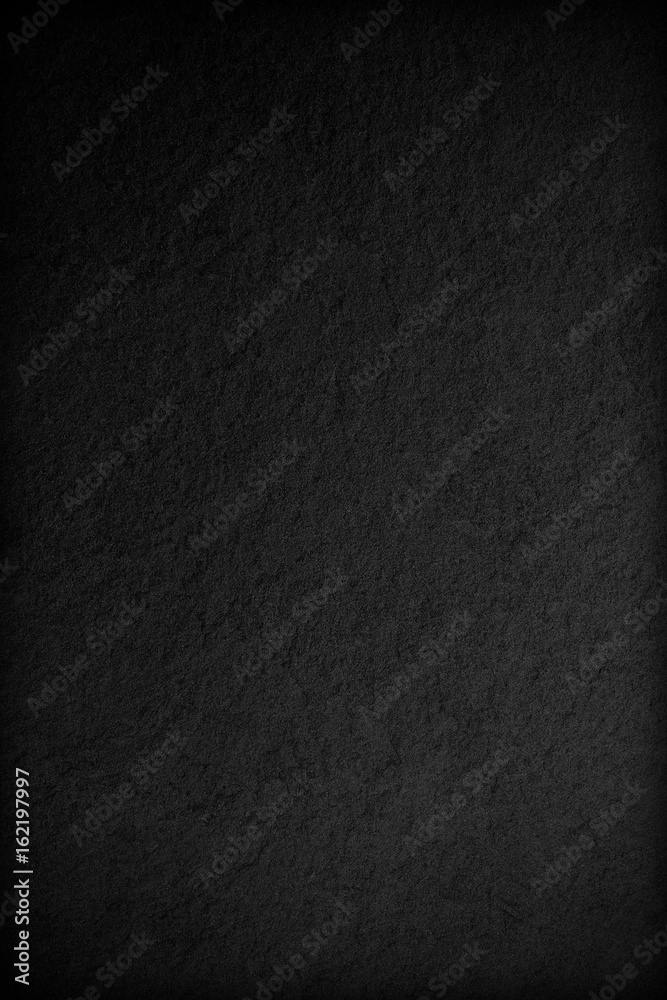 Fototapeta premium Dark grey black slate background or texture.