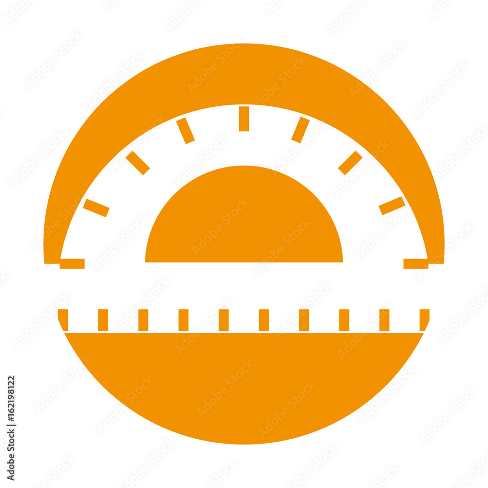 Fototapeta premium Conveyor instruments measure grades icon vector illustration design graphic