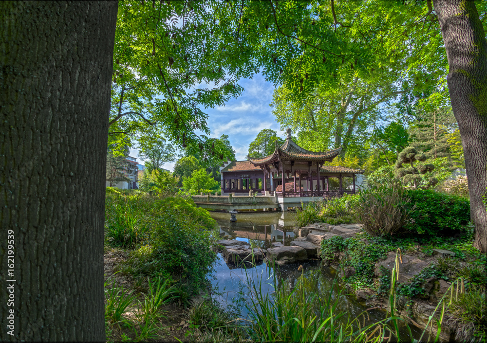 Chinese garden in Frankfurt