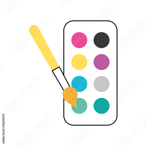 combine color palette icon vector illustration design graphic