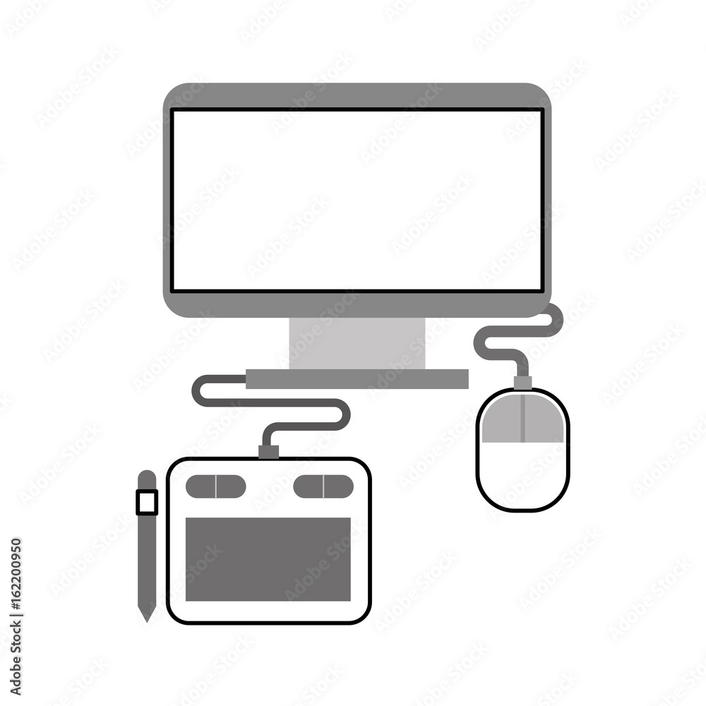 Computer electronic work icon vector illustration design graphic Computer electronic work icon vector illustration design graphic