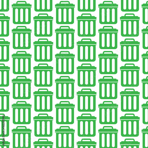 Pattern background Trash can icon