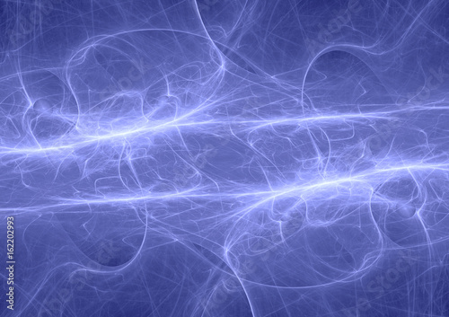 Blue electric background, abstract lightning element