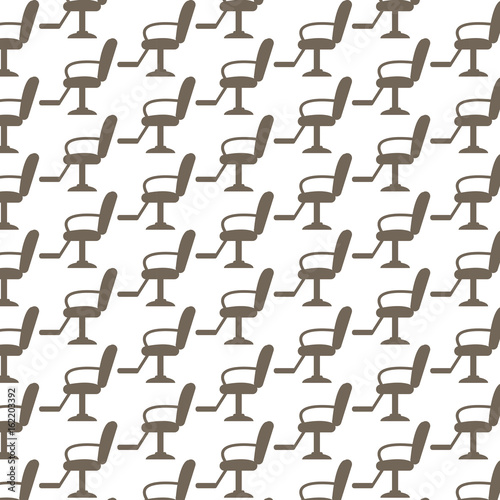 Pattern background Barber Chair Icon