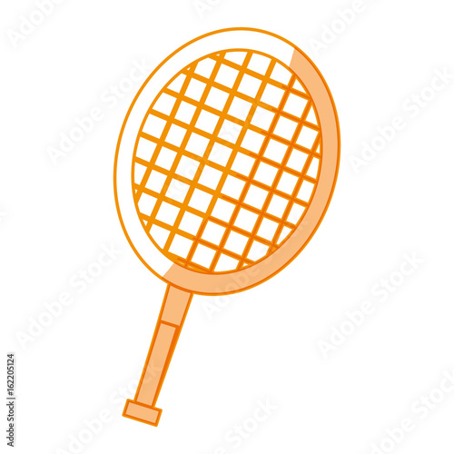 Tennis racket equipment icon vector illustration graphic design