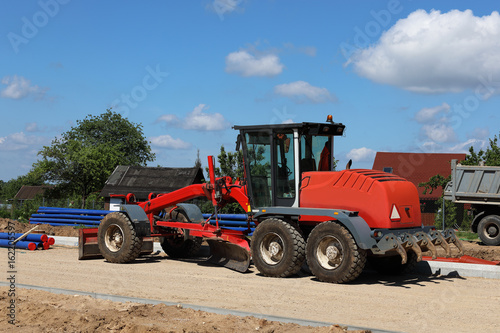 Motor road grader