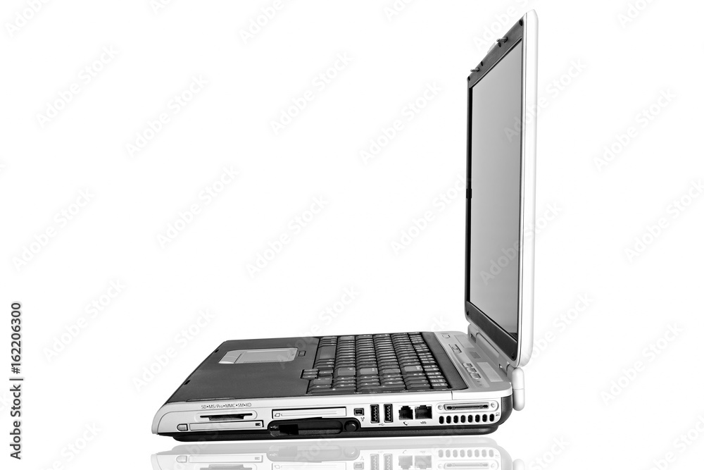 Laptop computer or notebook isolated on a white background Laptop computer or notebook isolated on a white background
