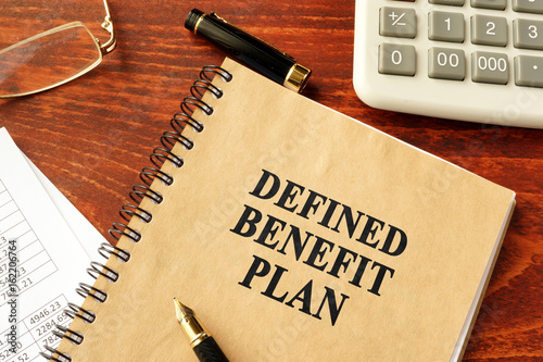 Book with title Defined Benefit Plan.