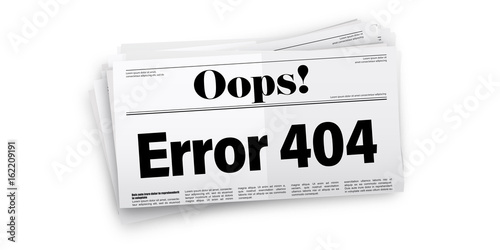 Oops Error 404