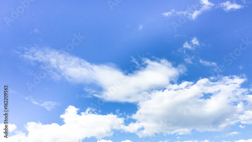 Blue sky with cloud